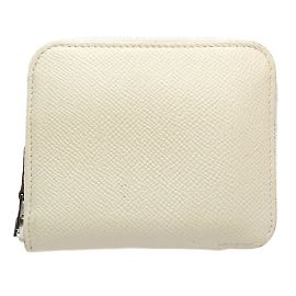 Monedero de cuero Epsom de Hermès Blanco Crudo