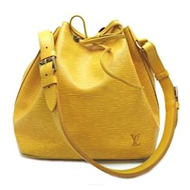 Louis Vuitton-Louis Vuitton Noe Women's Shoulder Bag-Yellow
