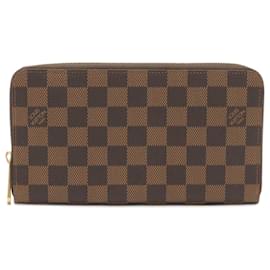 Louis Vuitton-Louis Vuitton Damier Zippy Organizer Wallet N60003-Brown
