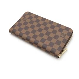 Louis Vuitton-Louis Vuitton Damier Zippy Organizer Wallet N60003-Brown