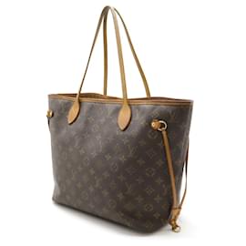 Louis Vuitton-Louis Vuitton Monogram Neverfull MM Tote Bag-Brown