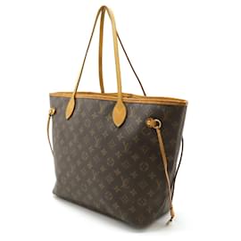 Louis Vuitton-Louis Vuitton Monogram Neverfull MM Tote Bag M40156-Brown