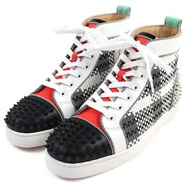 Baskets LOU SPIKES 2 FLAT de Christian Louboutin Multicolore