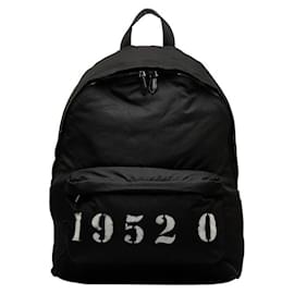 Givenchy Nylon Leather Backpack Black