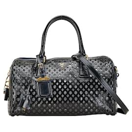 Prada-Prada Saffiano Mini Boston Bag 2WAY-Black