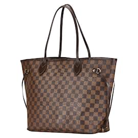 Louis Vuitton-Louis Vuitton Damier Neverfull MM Tote Bag N41358-Brown