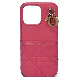 Dior Lady Dior iPhone 13 Pro Case Pink