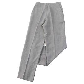 Hermès HERMES Vintage Wool Silk H Pattern Pants Other