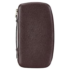 Louis Vuitton-Louis Vuitton Taiga Organizer Atoll Travel Case Wallet-Red