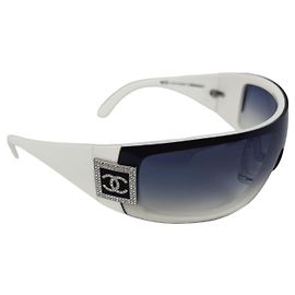 Chanel 4117-B Sunglasses White Blue White Blue