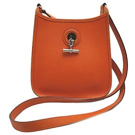 Hermès Bolsa de Ombro TPM Vespa Hermes Laranja
