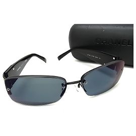 Chanel 4117-B Sunglasses Black Black