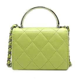 Chanel-Chanel Matelasse Chain Shoulder Bag-Yellow