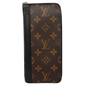 Louis Vuitton-Louis Vuitton Zippy Wallet Vertical-Brown