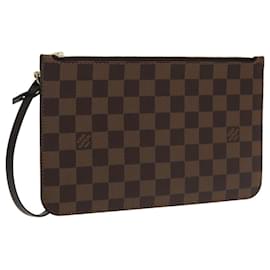 Louis Vuitton-LOUIS VUITTON Damier Ebene Neverfull MM Pouch Accessory Pouch LV Auth 100531-Other