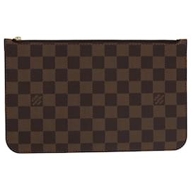 Louis Vuitton-LOUIS VUITTON Damier Ebene Neverfull MM Pouch Accessory Pouch LV Auth 100531-Other