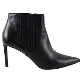 Céline Botas de couro Preto