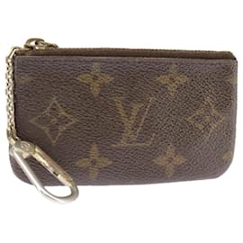 Louis Vuitton-LOUIS VUITTON Monogram Pochette Cles Coin Purse M60033 LV Auth 101121-Monogram