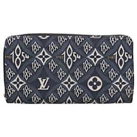 Louis Vuitton-LOUIS VUITTON Monogram Jaguar Zippy Wallet Wallet Blue M80212 LV Auth ar13002-Blue