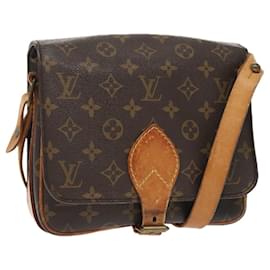 Louis Vuitton-LOUIS VUITTON Monogram Cartouchiere MM Shoulder Bag M51253 LV Auth 101501-Monogram