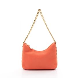 Stella Mc Cartney-Stella McCartney Falabella Zip Shoulder Bag-Orange