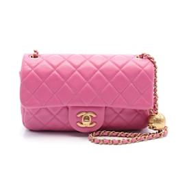Chanel-Chanel Matelasse Flap Bag-Pink