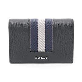 Bally-Bally Leather Card Case-Brown,Black,Navy blue