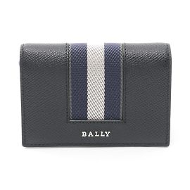 Portacarte in pelle Bally Marrone Nero Blu navy