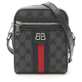 Balenciaga-Balenciaga x Gucci Hacker Project Shoulder Bag-Black,Multiple colors
