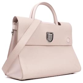 Dior-DIOR - Diorever Dior handbag in pale pink grained leather-Beige