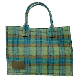 Borsa Tote Kasbah a quadri blu / giallo Sandro Multicolore