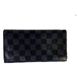Louis Vuitton 2013 Damier Infini Brazza Wallet Grey/Black Black Grey