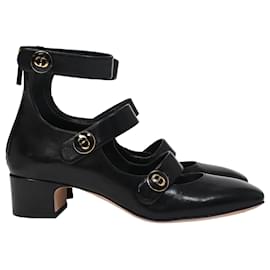 Dior-Dior D-Doll Talons en Cuir Noir-Noir