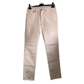 Saint Laurent white denim jeans size 29 White