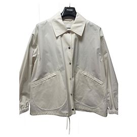 Giacca con logo Jil Sander Nero Bianco sporco