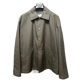Giacca con logo Jil Sander Nero Verde oliva