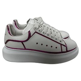 Alexander McQueen Oversize Sneakers Weiß Fuschia