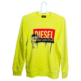 Diesel Suéteres Vermelho Multicor Amarelo