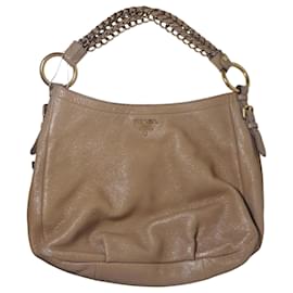 Prada-Cervo lux hobo-Bege
