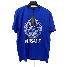 Camiseta Medusa de Versace Blanco Azul
