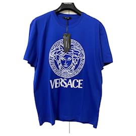 Versace-Versace Medusa T-shirt-White,Blue