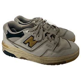 Autre Marque New Balance 550 x Aime Leon Dore Grün Gelb Aus weiß