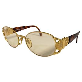 Fendi Sunglasses Golden Plastic Golden