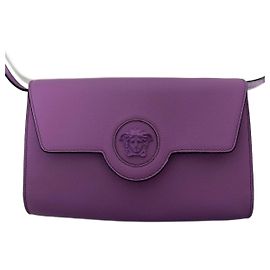 Borsa Liliac Medusa di Versace Rosa Porpora