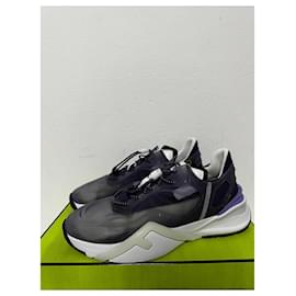 Fendi-Fendi Flow Sneakers-White,Multiple colors,Light blue