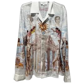 Casablanca-Casablanca Le Temple du Savoir Shirt-White,Multiple colors