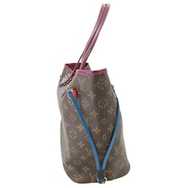 Louis Vuitton-Louis Vuitton Neverfull MM Monogram Tote Bag-Brown