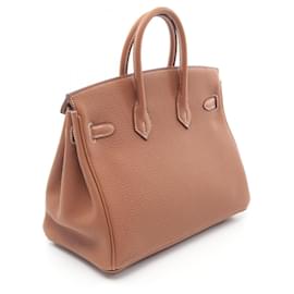 Hermès-Sac à main Hermès Birkin 25 Togo marron-Marron