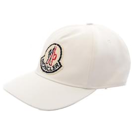 Boné de algodão Moncler Branco