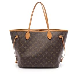 Louis Vuitton-Louis Vuitton Neverfull MM Tote Bag Monogram-Brown